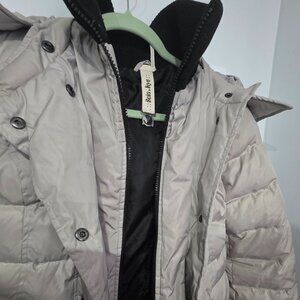 Soia & Kyo Long Puffer Coat – Beige, Warm & Elegant